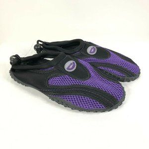 Easy USA Womens Water Shoes Slip On Mesh 6